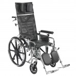 Sentra Reclining Wheelchair with Detachable Adjustable Full Arms