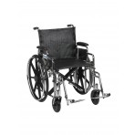 Sentra Extra Heavy Duty Wheelchair with Detachable Desk Arms and Swing Away Footrest