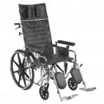 Sentra Reclining Wheelchair with Detachable Adjustable Full Arms