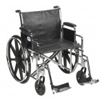 Sentra EC Heavy Duty Wheelchair with Detachable Desk Arms and Swing Away Footrest