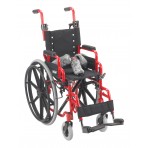 Wallaby Pediatric 12" Folding Wheelchair