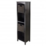 Winsome Terrace 3-Piece Storage Shelf/Bookcase, 14.5 by 11.8 by 56-Inch