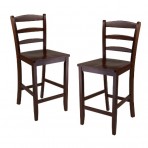 Winsome Ladder-Back Stool - Set of 2