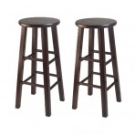 Winsome 29-Inch Square Leg Bar Stool, Set of 2