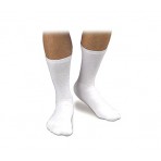 Activa CoolMax Athletic Crew Support Socks 20 30 mmHg White