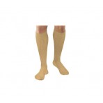 Activa Mens Microfiber Pinstripe Dress Socks 20 30 mmHg  Tan