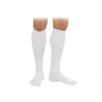 Activa Mens Ribbed Dress Socks 20 30 mmHg  White