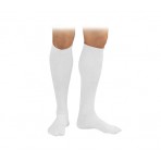 Activa Mens Ribbed Dress Socks 20 30 mmHg  White