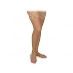 Activa Sheer Therapy Silicone Lace Top Open Toe Thigh Highs 15 20 mmHg Nude