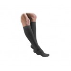 Activa Sheer Therapy Womens Cross Hatch Pattern Trouser Socks 15 20 mmHg Black