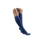 Activa Sheer Therapy Womens Cross Hatch Pattern Trouser Socks 15 20 mmHg Navy