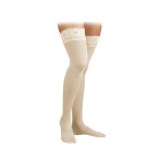 Activa Soft Fit Graduated Therapy Lace Top Thigh Highs 20 30 mmHg Ivory