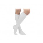 Activa Therapeutic Mens Ribbed Dress Socks 15 20 mmHg White