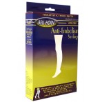 Closed Toe Anti-Em Stocking White Large Regular 18 mmHg