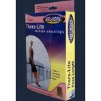 Closed Toe Thigh Stockings Black Medium 20-30 mmHg