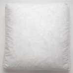 Down Etc. 235TC Cotton-Covered Box Square Pillow Insert filled with Feathers and Down