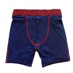 Heather Navy/Red Fitted Boxers