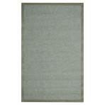 Henley 2042-Z Solid Textured Hand Tufted Rug Green 5' x 8'