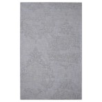 Damask Erase 1080 Silver Rug 5' x 8'