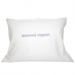 Down Etc. Diamond Support Feather Pillow - White