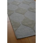 Handmade Wool/ Viscose Modern Light Blue 5' x 8' CH-2182-A Area Rug