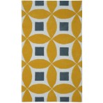 Henley 2100-D Gold Modern Rug 3' x '5