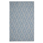 Geometric Brysan Wool Rug 2128a Gray - Blue - 3' x 5'