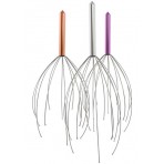 Deluxe Comfort Portable Hand Held Scalp Head Massager - Alleviate Stress - Promotes Deep Relaxation - Light Weight Portable - Scalp Massager, Colored