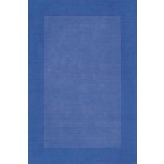Henley Border Blue Dark Blue Border Rug