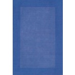 Henley Border Blue Dark Blue Border Rug