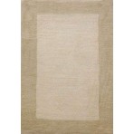 Henley Border Ivory Beige Border Rug