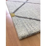 Handmade Wool Modern Silver 5' x 8' CH-2172-A Area Rug