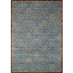 Martha K26 Blue Brown Oriental Rug