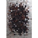 Kyle Cowhide KCZ0172 Black Grey 3' x '5 Contemporary Rug