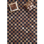 Kyle Cowhide KCZ0207 Brown Black 9' x '12 Contemporary Rug