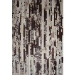 Kyle Cowhide KCZ0215 Brown Ivory 8' x 10' Contemporary Rug