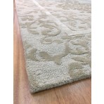 Handmade Wool/ Viscose Persian Ivory/ Beige 5' x 8' lt1035 Area Rug