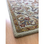 Handmade Wool Persian Beige/ Gold 5' x 8' lt1065 Area Rug