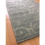 Handmade Wool Floral Green 5' x 8' lt1121 Area Rug