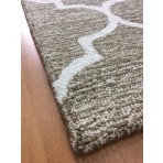 Handmade Wool Modern Beige/ Brown 5' x 8' lt1137 Area Rug