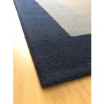 Handmade Wool Modern Blue/ Gray 5' x 8' lt1217 Area Rug