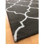 Handmade Wool Modern Charcoal/ Gray 5' x 8' lt1232 Area Rug