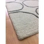 Handmade Wool Modern Beige/Green 5' x 8' lt1282 Area Rug