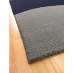 Handmade Wool Modern Blue/ Gray 5' x 8' lt1289 Area Rug