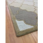 Handmade Wool Modern Beige/ Brown 5' x 8' lt1298 Area Rug