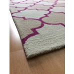 Handmade Wool Modern Rust/ Ivory 5' x 8' lt1321 Area Rug