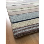 Handmade Wool Modern L.Blue/ Pink 5' x 8' lt1351 Area Rug