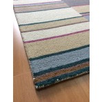 Handmade Wool Modern Ivory/ Gray 5' x 8' lt1355 Area Rug