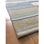 Handmade Wool Modern Beige/ Silver 5' x 8' lt1366 Area Rug