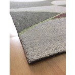 Handmade Wool Modern Rust/ Brown 5' x 8' lt1411 Area Rug